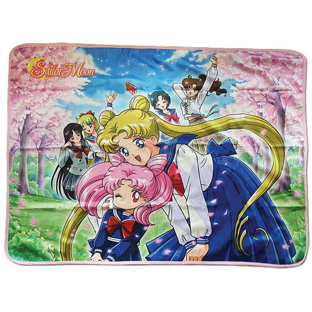 great eastern entertainment sailor moon r group sublimation throw