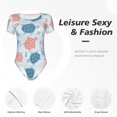 thumbnail image 6 of Naloa Sea Turtle Women's Short-Sleeved Onesie, One-Piece Swimsuit for Parties, dates, clubs - Medium, 6 of 9