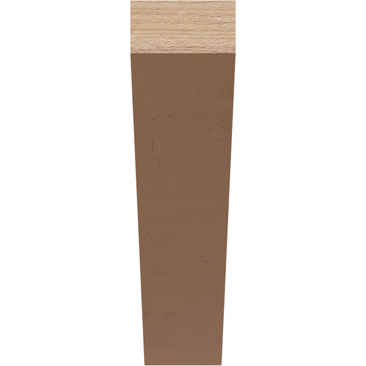 5"W x 20"D x 20"H Thin Concord Rough Cedar Woodgrain TimberThane Corbel, Primed Tan