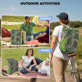 thumbnail image 5 of Tropical Jungle Leaves Soft Cooler Bag - 20L, Keeps Contents Cold/Hot 20 Hours, Perfect for Camping, 5 of 5