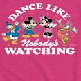 thumbnail image 3 of Disney - Mickey & Friends - Donald Duck, Minnie, Mickey, & Daisy - Dance Like Nobody's Watching - Toddler And Youth Girls Short Sleeve Graphic T-Shirt, 3 of 5