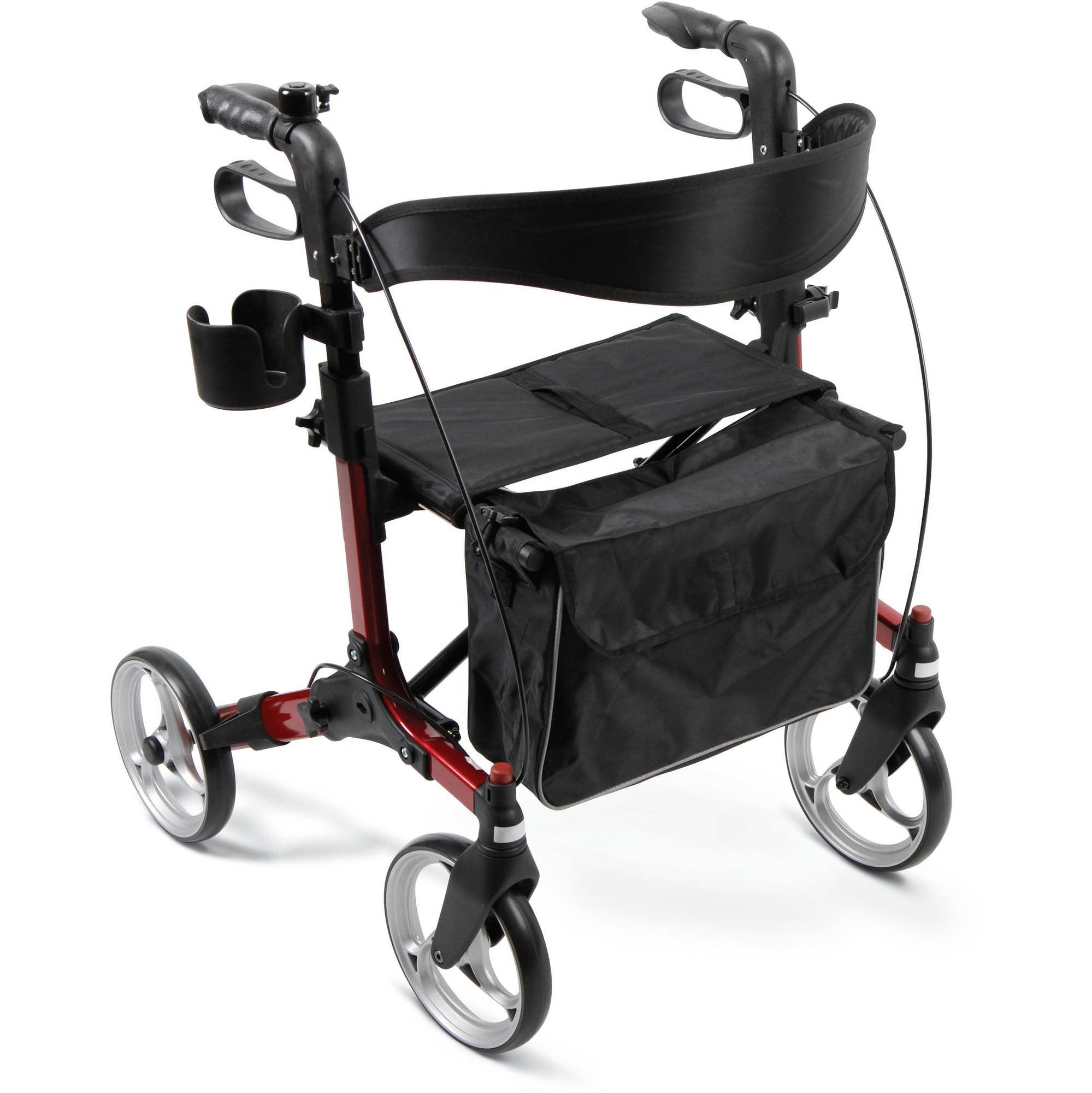 Medline Simplicity Super Compact Euro Style Rollator, Folding Rolling