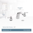 thumbnail image 2 of Moen Chateau Chrome Two-Handle Bathroom Faucet, 2 of 3
