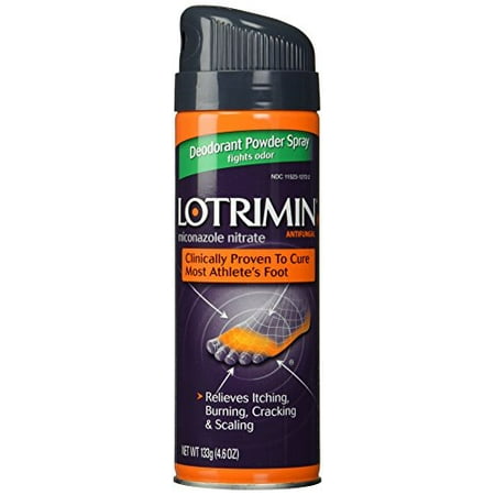 Lotrimin Af Miconazole Nitrate Deodorant Antifungal Powder Spray, 4.6 ...