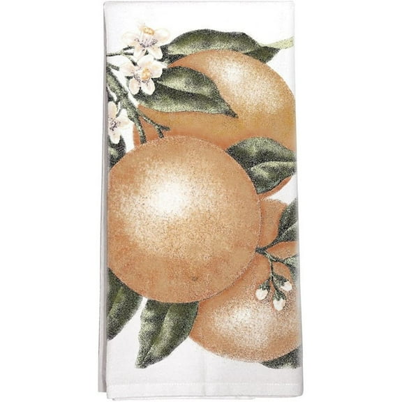Montgomery Street Orange Branch Flour Sack Towel