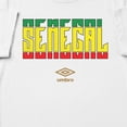 thumbnail image 2 of Umbro Men's Senegal Stacked Soccer T Shirt (White, S-XXXL), 2 of 4