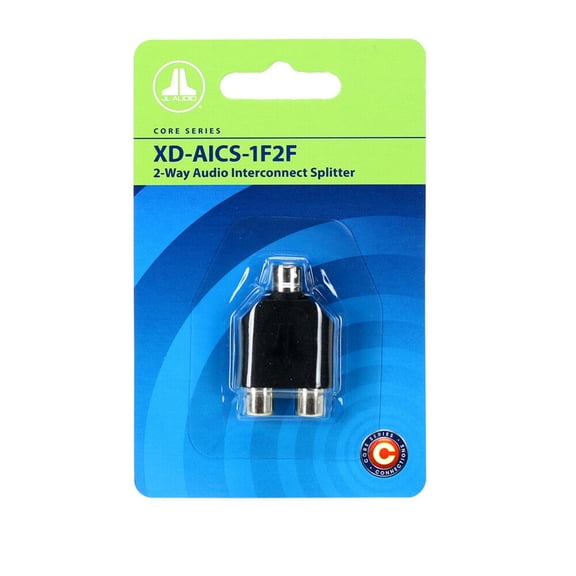 JL AUDIO® XD-AICS-1F2F 2-WAY CAR STEREO INTERCONNECT SPLITTER CAR MARINE ADAPTER