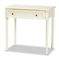 thumbnail image 3 of Baxton Studio Console en Bois Blanc avec 1 Tiroir, 3 of 10