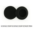 thumbnail image 4 of Youkk 2 Pcs Coussinets d'Oreille Ronds Respirants Accessoires de Réparation Pièce de Rechange pour Écouteurs AKG K402 65MM 1Set, 4 of 6