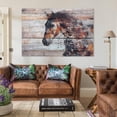 thumbnail image 3 of "Fire Horse" Painting Poster Decorative Painting Canvas Wall Art Living Room Posters Bedroom Painting,Unframe-style,28×41inch (70×105cm), 3 of 8