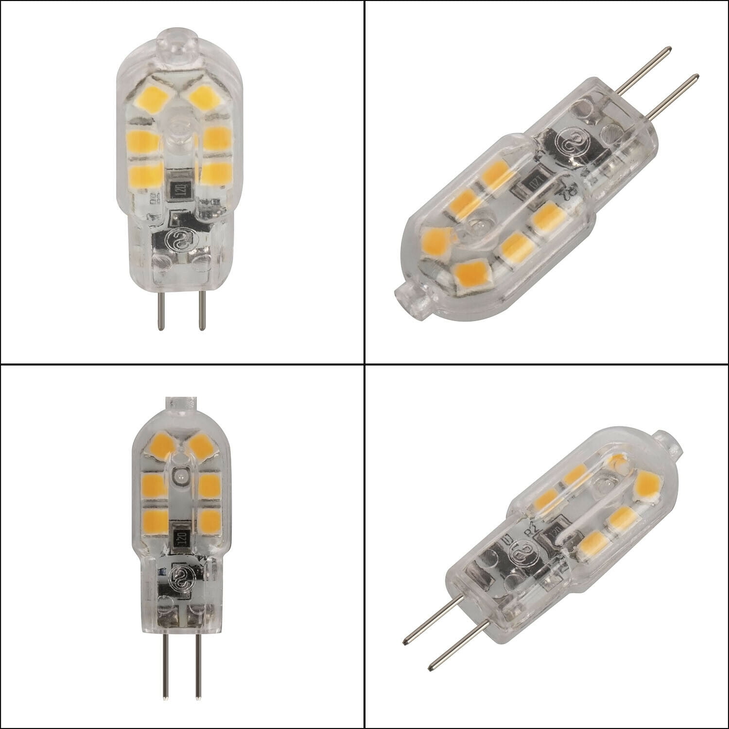 1/5/10X G4 COB LED Lamp 3W 6W Mini Dimmable Light Bulb AC/DC12v Warm/Cold White 