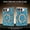 Blue, variant on GJL Luxury Glitter Magnetic Case for Apple iPhone Duo, Shockproof Full Hinge Protection Cover with 360 Ring Kickstand, Raised Screen and Camera Guard, Rose