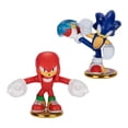 thumbnail image 1 of AKEDO Sonic The Hedgehog Versus Pack con Sonic y Knuckles, mini guerreros de acción de batalla coleccionables, 2.25 pulgadas de alto, contiene 2 controladores de batalla, 1 of 5