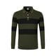 thumbnail image 4 of Blusa y camisa de manga larga con cuello vuelto y botones para hombre, blusa de poliéster con cuello vuelto y botones, camisa de manga larga tipo cárdigan para hombre, 4 of 9