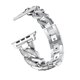 thumbnail image 1 of Correa de reloj compatible con Apple Watch de 38 mm, 40 mm y 41 mm para hombre y mujer, correa de aleación con diamantes de imitación para Iwatch Series 7/6/5/4/3/2/1/se, correa de metal (plata), 1 of 5
