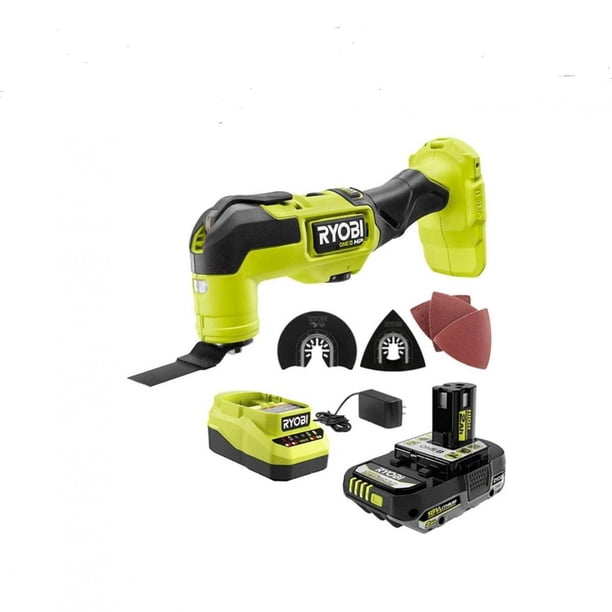 Kit de multiherramienta RYOBI ONE+ HP 18V sin escobillas con batería de 2.0 Ah