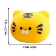 thumbnail image 3 of Cute Animal Stress Balls, Squeezable Kawaii Face Relief Toys, Soft TPR Material, Portable Anxiety Reducer, Fun Office & School Fidget Gadget, 3 of 5