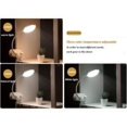 thumbnail image 4 of Lámpara LED de pinza para luz infantil, flexible de 360°, lámpara de luz con clip, 3 modos de iluminación y 5 intensidades variables, lámpara de mesa LED sin filtro recargable USB para luz de libro, 4 of 5