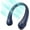 Blue, variant on Portable Neck Fan Rechargeable Bladeless Fan, Wearable Quiet Fan for Outdoor Indoor, 3 Speeds Adjustable, 4000 mAh Battery