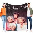 thumbnail image 1 of Las Chicas de Oro anti-pilling, suave, ligera, esponjosa y acogedora de lujo para hogar y cocina – Perfecta para niños y adultos,70X110cm, 1 of 6