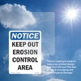 thumbnail image 6 of Keep Out Erosion Control Area OSHA Notice Aluminum Sign 24 Inch x 18 Inch - 5 Pack, 6 of 8