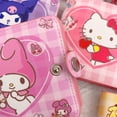 thumbnail image 3 of Sanrio-cartera de cuero sintético con broche para mujer, monedero de Hello Kitty, Cinnamoroll, My Melody, Kuromi, para chicas, 3 of 4