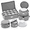 Cup + Plate Storage, variant on Saucer Case Tableware Storage Chest For 12 Plates Up To 6.5" Wide
