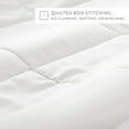 thumbnail image 6 of 8-Piece Bedding Bundle with Comforter Set, Bed Sheets & Bed Skirt in White Ultra Soft Microfiber for Queen Size Beds, 6 of 17