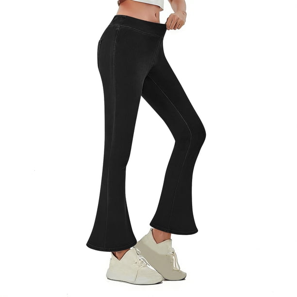 TaTaai Women Slim Fit High Waist Bootcut Jeans Stretch Denim Trousers Ladies Weekend Outdoor Vacation Wear Soft Stretchy No Fading Comfortable Denim Pants Gift