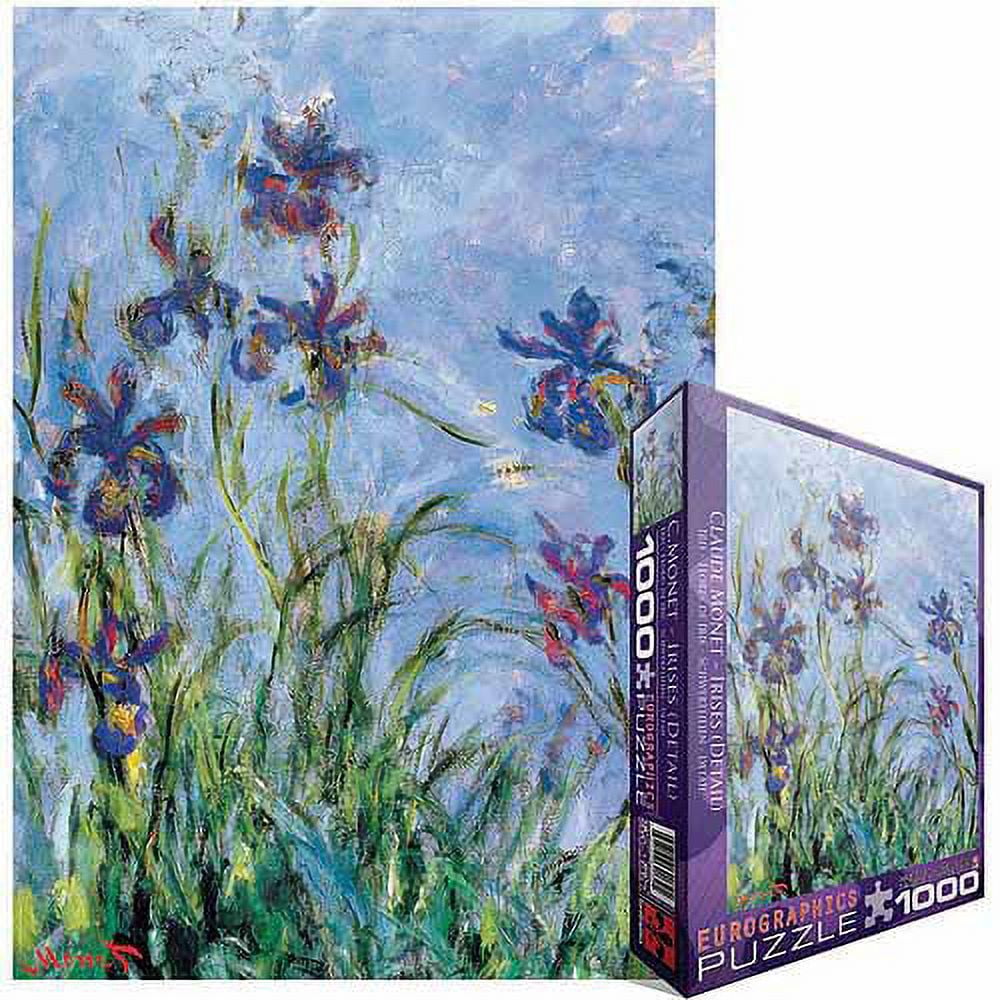Irises (Detail) by Claude Monet 1000-Piece Puzzle