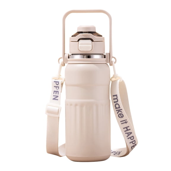 Ruhiku GW 316 Stainless Steel Insulated Cup 1000ml Large Capacity, Vacuum Tumbler with Leak-Proof Locking Lid, Straw & Spout, Car Cup Holder Compatible, Home Office Gym Water Bottle
