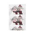 thumbnail image 6 of Wukai Christmas Snowman With Hat Print Garden Flag 12.5x18 Inch Double Sided Sun-resistant Rain-resistant, Wrinkle-resistant Colorfast(Only Flag), 6 of 7