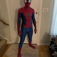 thumbnail image 2 of Traje de Spiderman TASM 2 para adultos y niños, disfraz de superhéroe Spidey increíble, Zentai, para Halloween Fivean unisex, 2 of 2