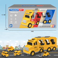 thumbnail image 2 of BESTSKY 2026 New 7 Pcs Toy Cars Smooth Inertia Movement for Endless Play Fire Truck Toy Drop-Resistant Design Toddler Boy Gifts for Indoor Outdoor Playroom Style 2, 2 of 4