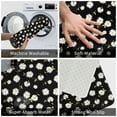 thumbnail image 4 of Vsdgher Daisies Flowers print Flannel Anti-Slip Floor Mat Comfort Mat Floor Carpet for Decor, Non-Slip, Home, Office, Laundry, Durable, 4 of 5