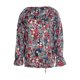 thumbnail image 5 of Sonducket Blusa de mujer con cuello en V con cordones en la parte de manga larga casual camisa suelta Prendas para la parte del cuerpo Impreso 3 XXL Sonducket AP003442-15, 5 of 6