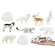 thumbnail image 3 of Estatuas en miniatura de animales del Ártico 8 piezas Yotijar Figuras de simulación, 3 of 10