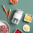 thumbnail image 4 of Kitchen Handheld Food Chopper Garlic Masher Stainless Steel Vegetable And Fruit Meat Shredder Outdoor Handheld(Grey 12.3*9*9cm), 4 of 9