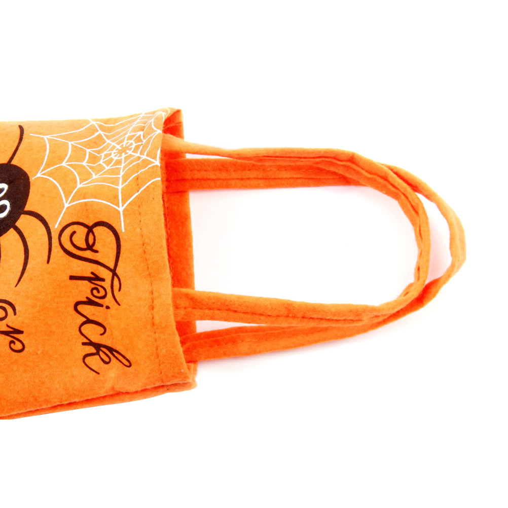 Sac à Bonbons Halloween Lumineux LED - En Forme De Citrouille - Poignée Portable - Décoratif Et Pratique - En PU éponge
