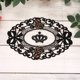 thumbnail image 1 of Uxcell 2Pcs Manteles de Encaje, 9.06" x 11.81" Doilies de Mesa Vintage, Negro, 1 of 7
