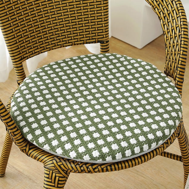 Cojín de Suelo Acolchado de Pana, Cojín Cuadrado de 35 X 35 Cm Relleno de Espuma para Sala de Estar, Estilo Tatami, Gris/Café/Verde, 35 X 35 Cm