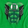 thumbnail image 2 of Green Lantern Costume Unisex Adult T Shirt (Small) Kelly Green, 2 of 6