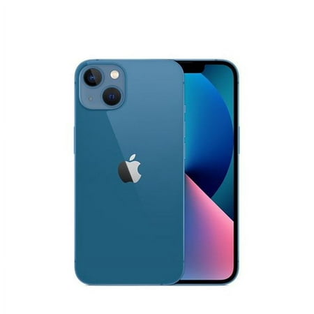 Pre-Owned Apple iPhone 13 128 GB Smartphone, 6.1" OLED 2532 x 1170, Hexa-core (A15 BionicDual-core (2 Core) Quad-core (4 Core), 6 GB RAM, iOS 15, 5G, Blue (Refurbished: Good)