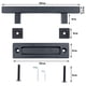 thumbnail image 2 of 2PCS Manija de Puerta de Granero, Tirador de Puerta con Tirador de Dedo Empotrado, Mango de Puerta Oscilante Resistente con Tornillos de Montaje para Puerta Corredera, Puerta, Cobertizo (Cuadrado), 2 of 7
