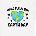 thumbnail image 4 of Inktastic Make Every Day Earth Day with Hearts and Stars Boys or Girls Baby Bodysuit, 4 of 5