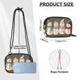 thumbnail image 4 of FORMRS Mini Crossbody Bag for Women Adjustable Rope Shoulder Casual Phone Purse, Cute Snowmen, 4 of 7