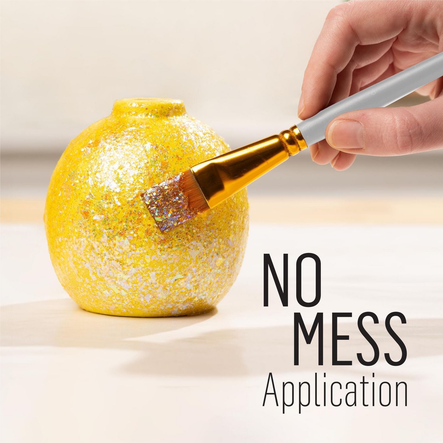 Peinture acrylique Glitterific FolkArt Argent FolkArt Peinture Scintillante