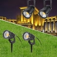 thumbnail image 4 of 4 piezas de iluminación exterior COB de 5 W, 220 V, IP65, resistente al agua, foco LED ajustable, lámpara de jardín, iluminación para caminos, plantas, balcones, terrazas, hoteles, césped, luz LED, 4 of 5