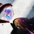 thumbnail image 4 of 89mm/3.5" Ab Color K9 Crystal Colorful Lamp Prisms Loquat Shape Chandelier Glass Crystals, 4 of 4