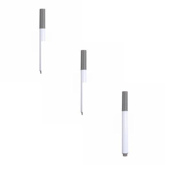 ZOURIH 3 Pcs Plastic Paint Pens,11 Colors Medium Tip Markers,for Rock Painting,Wood,Canvas,Stone,Ceramic,Metal,Glass,DIY Crafts,Grey